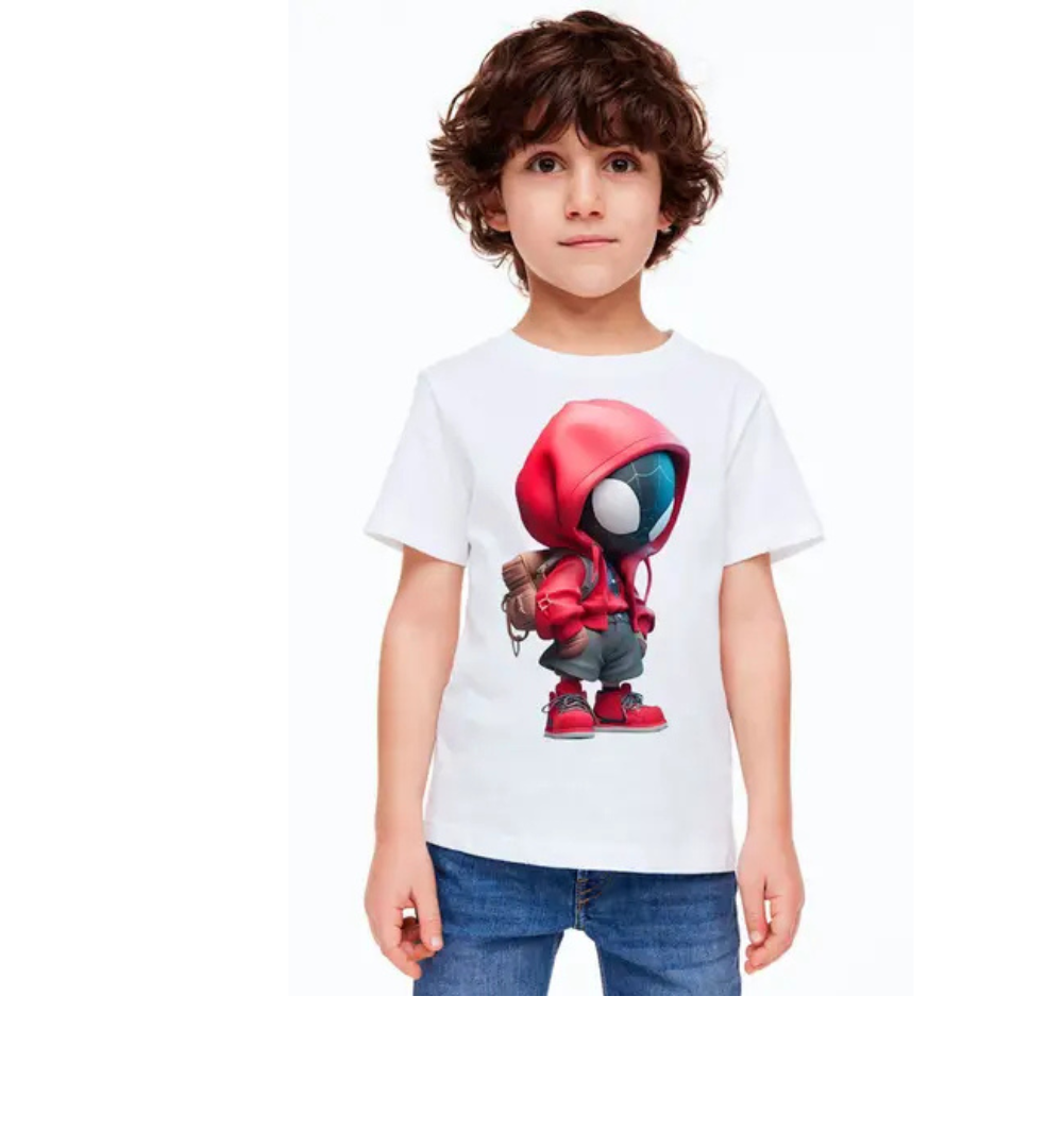 NQF Baby Boys Printed Polyester Regular T Shirt (White, Pack of 1) - Image 3
